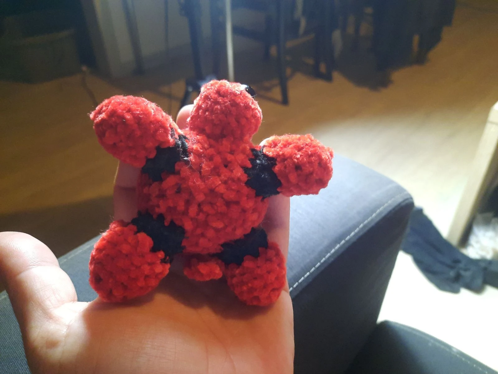 Tortue Magma – Création artisanale au crochet – Fait main – photo 4